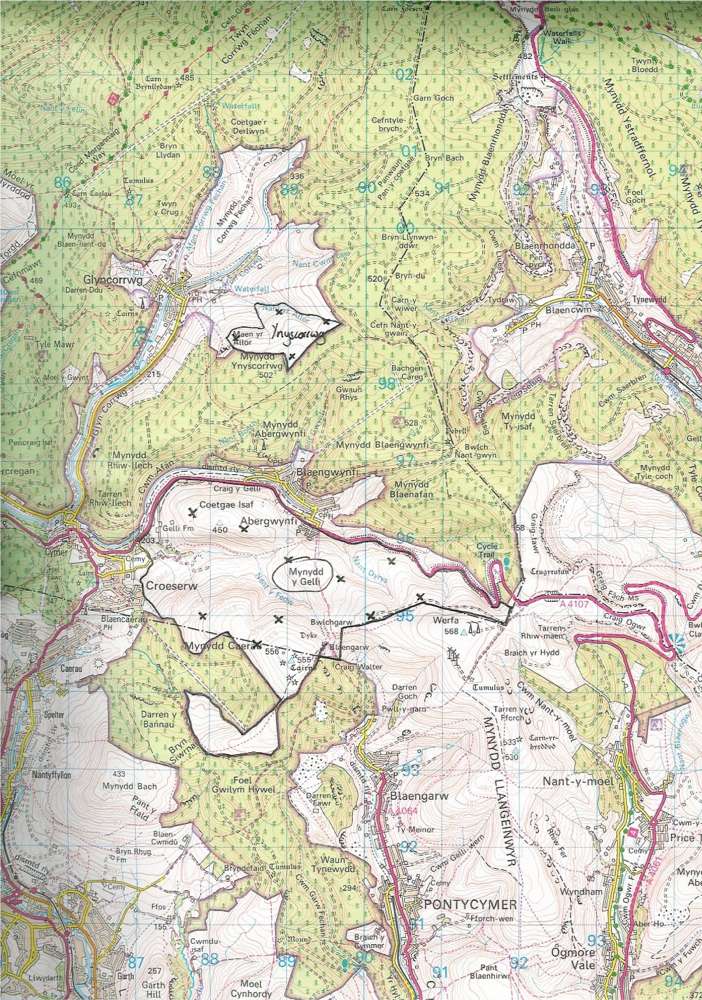 Map of Gamesa Wind Farm
