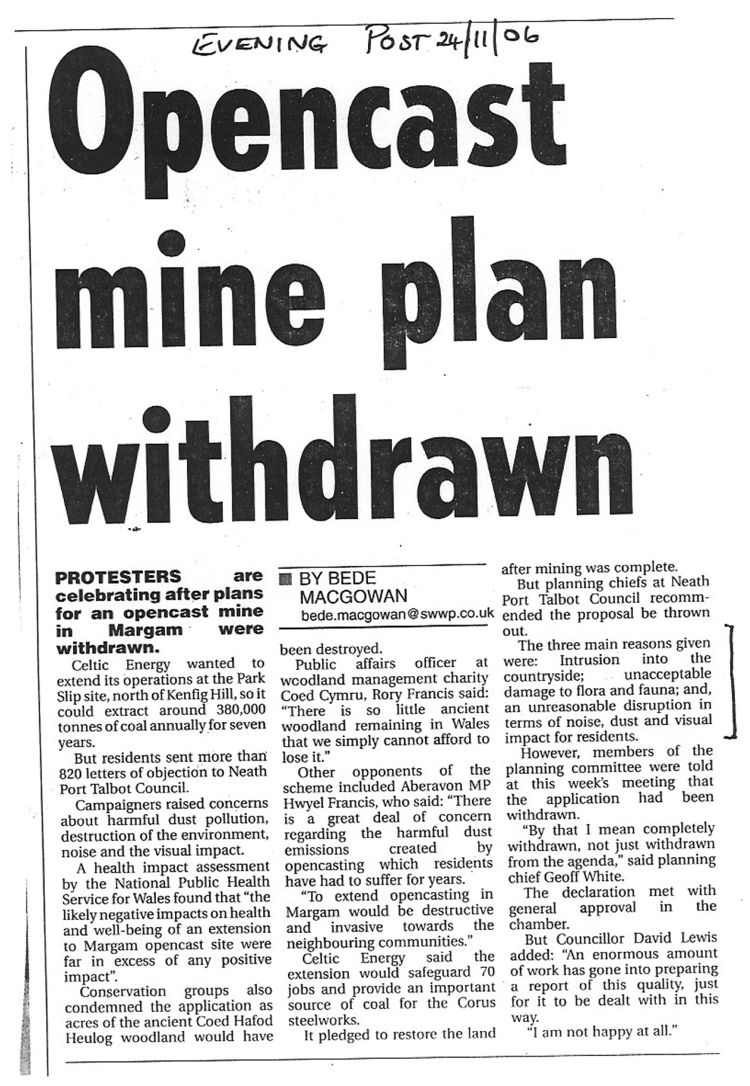 Evening Post Article