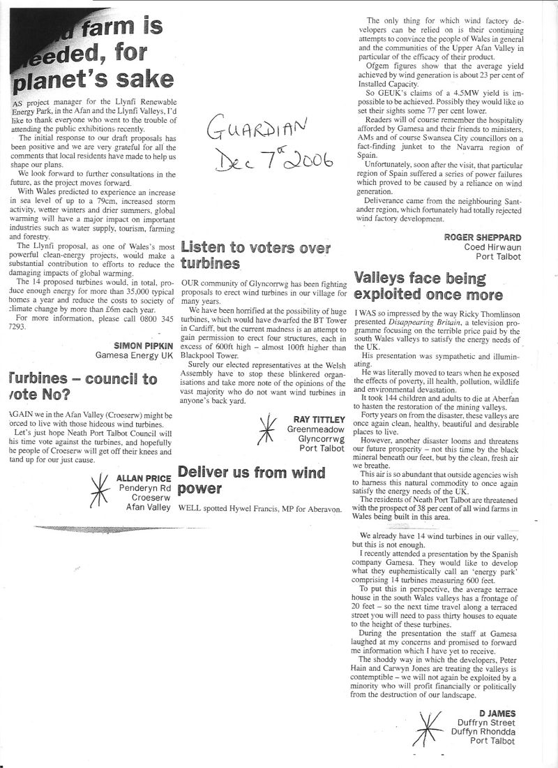 Guardian Letters