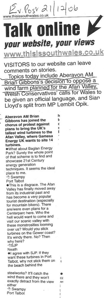 Evening Post Article